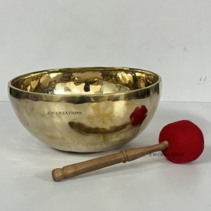 Cuenco tibetano de bronce hecho a mano de alta calidad, original, personalizado, martillado a mano, para terapia mental, meditación budista. - Product Image 6