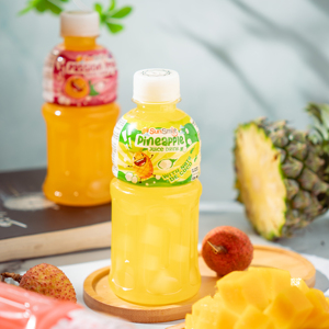 Sunsmile Juice Drinks 30% Melon Juice con Nata De Coco Botella De 320ML Fabricante De Bebidas De Etiqueta Privada Vietnam - Product Image 3