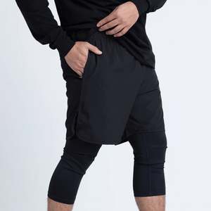 Pantalones Cortos Deportivos Musulmanes para Hombre, Largos hasta la Rodilla, Transpirables, para Entrenamiento, Modestos, Estilo Awrah - Product Image 3