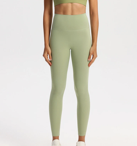 Leggings al por mayor para mujer, pantalones de yoga suaves, pantalones de fitness sin costuras frontales. - Product Image 4