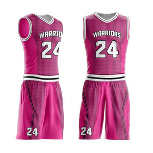 Ensemble d'uniformes de basketball sans manches légers et respirants à faible MOQ avec design par sublimation - Product Image 4