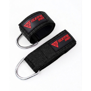Sangles de poignet, de cheville et de biceps multifonctionnelles réglables en néoprène et nylon de 7 mm, robustes avec anneau en D pour entraînements à la machine à câble en salle de sport - Product Image 1