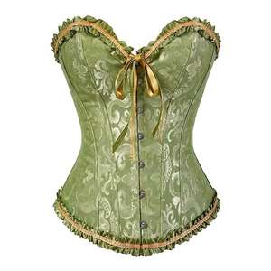 Corsés Vintage para Mujer, Sexy, Moldeadores, Transpirables, Modernos, de Brocado, para Tallas Grandes - Product Image 1
