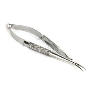 Porte-aiguilles micro Barraquer de qualité supérieure en acier inoxydable chirurgical, pointes micro courbées Barraquer avec poignée à ressort spécialisée - Product Image 4