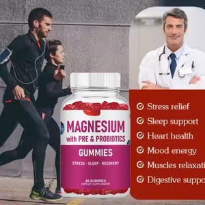 Gomitas de Magnesio Glicina OEM con Prebióticos, 60 Unidades, 100 mg, Veganas, Sin Gluten, Apoyo para el Estrés, el Sueño y la Recuperación, 30 Porciones - Product Image 4