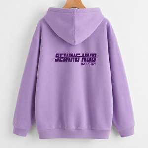 Sudadera con Capucha Personalizada 100% Algodón para Mujer, Ropa Casual para Exteriores, Estilo Urbano, Hombros Caídos, Transpirable, Ecológica, Tejida - Product Image 2