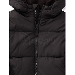 Chaqueta Acolchada con Capucha Personalizada, de Poliéster, Resistente al Viento, Informal, Unisex, Corte Regular, Cierre de Cremallera Frontal, con Logotipo - Product Image 3