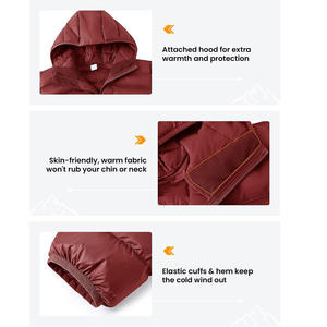 Chaqueta Acolchada Larga Personalizada para Hombre con Logotipo Frontal, Relleno Ligero y Suministro Directo de Fábrica con Etiqueta Privada - Product Image 4