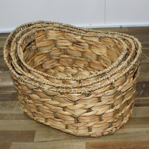 Artex Dong Thap Cestas de almacenamiento tejidas de jacinto de agua hechas a mano Decoración y organización del hogar Cajas de regalo - Product Image 4