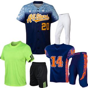 Ensembles de vêtements de sport de football de baseball personnalisés pour les jeunes maillots à col en V jaunes uniformes en polyester de sublimation bon marché vêtements de sport de haute qualité - Product Image 1