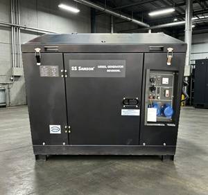 Groupe électrogène diesel silencieux SS SAMSON 10KW, démarrage électrique 240V, 50Hz, générateur d'énergie portable - Product Image 1