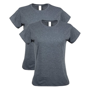 T-shirts pour femmes en tissu doux de luxe, imprimés numériquement, écologiques, unis et vierges, pour l'extérieur - Product Image 1