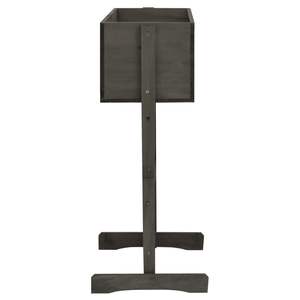 Jardinière grise en bois de sapin massif, pots et jardinières à fleurs, dimensions 17,7x11,8x29,1 pouces - Product Image 3