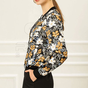 Quick Dry Stylish Women Printing Varsity <b>Jackets</b> Premium Casual Clothing For Modern Urban Fashion Trends Everyday Wears - Product Image 4
