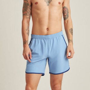 Shorts de bain et de surf pour hommes 2026 personnalisés, séchage rapide, coupe-vent, respirants, unis, élastiques, taille mi-haute, qualité supérieure - Product Image 1