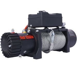 Verricello Elettrico 12V 12000LB per Camion, UTV, ATV, SUV, Impermeabile, con Cavo in Acciaio, per Rimorchio e Fuoristrada - Product Image 3