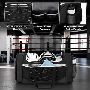 Sac de sport respirant de qualité supérieure, résistant à l'eau, avec compartiment dédié aux chaussures et poignées de transport renforcées - Product Image 4