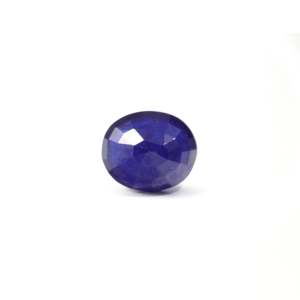 Natural Blue Sapphire Loose Gemstone-10.99 Carat Lab Created 20mm Round Certified Wholesale - Product Image 2