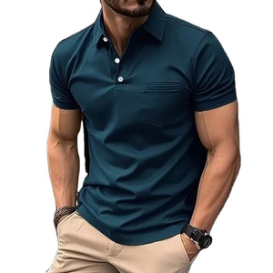 Nueva primavera otoño hombres Casual para POLO camisa 100% algodón Golf camisa con bordado 3D decoración manga corta ropa de verano - Product Image 1