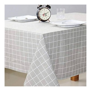 Professional Finished OEM Blue Triple Color Fashion Design 100% <b>Linen</b> Waterproof Custom Wholesale <b>Table</b> <b>Cloth</b> for Banquet - Product Image 3