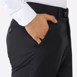 กางเกงวอร์มผ้าคอตตอนสำหรับผู้ชายแบบลำลองมีกระเป๋ากางเกงแบบตรงมี - Product Image 3