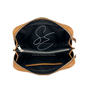 Hair On Hide <b>Leather</b> Travel Kit <b>Tooled</b> Dopp Bag Portable Toiletry Organizer Zipper Wash Bag for Men and women - Product Image 5