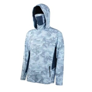 Sudaderas y Camisetas de Pesca Unisex de Secado Rápido UPF50 de Manga Larga con Protección UV Personalizada, Impermeables, Transpirables, de Spandex/Poliéster - Product Image 3