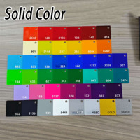 Plaque acrylique coulée couleur unie de haute qualité 3mm PMMA vierge imprimable UV pour enseignes publicitaires, présentoirs, taille personnalisée