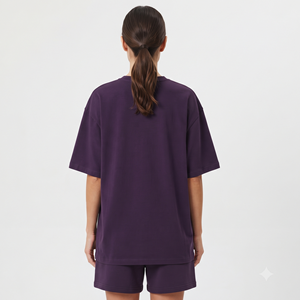 Conjunto de Dos Piezas de Camiseta de Manga Corta Informal para Mujer, Conjunto de Verano con Logotipo Personalizado - Product Image 5