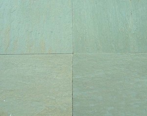 Pierre d'ardoise verte M, surface naturelle, bord scié, pour revêtements muraux et sols intérieurs/extérieurs, projets d'aménagement paysager - Product Image 2
