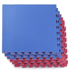 Blue <b>EVA</b> Gym <b>Mat</b> Non-Slip Interlocking Floor Tiles for Indoor Exercise and Training Use Unisex - Product Image 2