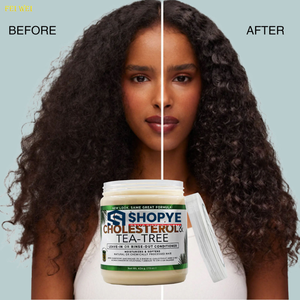 Après-shampoing revitalisant profond au théier 15oz, bio, végétalien, à la kératine, hydratant, nourrissant, lissant, crème sans rinçage pour cheveux - Product Image 2