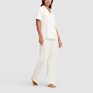 High Quality Women Sleep Wear Cotton Night <b>Suit</b> Comfortable Home Loungewear Breathable Quick Dry Eco-Friendly Summer Bulk - Product Image 4