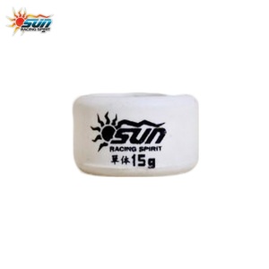 ลูกกลิ้ง CVT SUN RACING WRL2012-17 ขนาด 20x12 มม. น้ำหนัก 15 กรัม สำหรับ MIO 125 MIO i125 N-MAX 155 AEROX 155 ผลิตในไต้หวัน 6 ชิ้น - Product Image 4