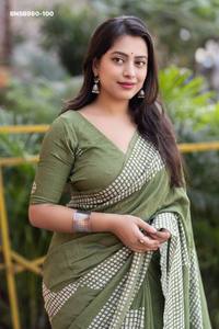 ผ้าฝ้ายชานเดรีคุณภาพดีที่สุด พร้อมลายบาติกและพู่ฝ้ายบนผ้าปาลลู สำหรับชุดส่าหรี-เสื้อคลุม คอลเลคชั่นจากซัพพลายเออร์อินเดีย - Product Image 5