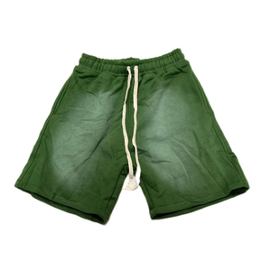 Custom Men's Vintage Acid Wash Sweat Shorts 100% Cotton Breathable Eco-Friendly Summer Casual Men's Acid Wash Shorts - Product Image 2