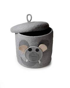 Paniers de rangement en rotin naturel avec poignées, forme de bol rustique, ensemble de paniers multi-usages pour l'organisation - Product Image 2