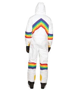 Chaqueta de Esquí Unisex Personalizada de Alta Calidad, Impermeable (10.000 mm-Tex), con Capucha, Cierre, Resistente al Viento, Transpirable, Diseño con Paneles Verdes y Blancos, de Forro Polar - Product Image 5