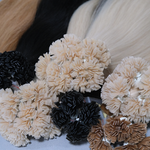 Extensiones de cabello humano con puntas planas de queratina, color rubio, cabello virgen súper A, alta calidad, 100% natural, proveedores vietnamitas. - Product Image 3