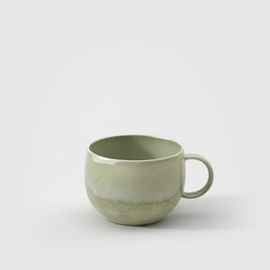 Taza de Té de Cerámica Moderna con Acabado Mate Suave, Silueta Redondeada, Agarre Cómodo, Aislamiento Térmico, para Servir con Elegancia - Product Image 1