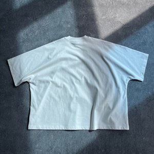T-shirts en coton décontractés surdimensionnés pour hommes, personnalisables, de haute qualité, épais, style vintage, vente en gros - Product Image 4