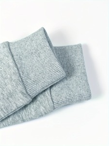 Sweat à capuche surdimensionné en molleton épais de qualité supérieure, en polyester et coton, avec épaules tombantes, logo personnalisé, style décontracté pour l'automne - Product Image 3