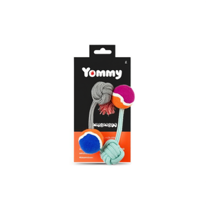 โยมมี่ ของเล่นลูกบอลสองหัว 28 ซม. 135-140 กรัม สำหรับสัตว์เลี้ยง - Product Image 2