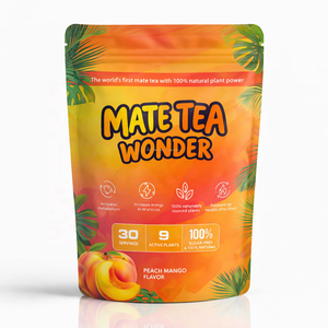 Bebida Energética en Polvo con Hongo Melena de León, Yerba <span class=keywords><strong>Mate</strong></span>, Té Instantáneo, Mezcla Prebiótica y Probiótica en Polvo - Product Image 1