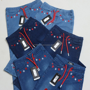 Ropa Casual para Niñas 2026 al por Mayor, Lote de Ropa Infantil con Estilos Variados, Pantalones de Mezclilla de Algodón y Elastano para Niños - Product Image 3