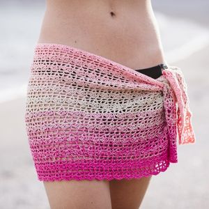 Sarong paréo élégant pour femme, de qualité supérieure, en coton, idéal pour la plage, en promotion. - Product Image 1