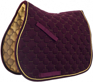 Tapis de selle d'équitation confortables matelassés avec doublure respirante en polaire, polyvalents - Product Image 1