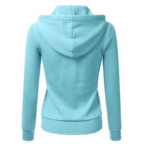 Sudadera con Capucha Personalizada para Mujer, Precio de Fábrica OEM/ODM, Alta Calidad, Ligera, Cálida, Transpirable, Cómoda, Ropa Deportiva de Moda, 100% - Product Image 3