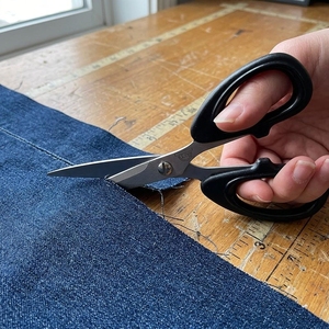 Fabriqué à Taïwan, ciseaux artisanaux en acier inoxydable de 5 pouces, mini-outil de découpe de tissu - Product Image 1