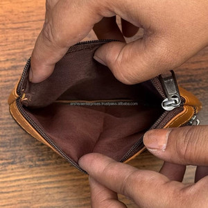 Recién llegado, precio al por mayor de moda, monedero de cuero genuino para mujer, Mini monedero, monedero corto RFID de diseñador de lujo - Product Image 6